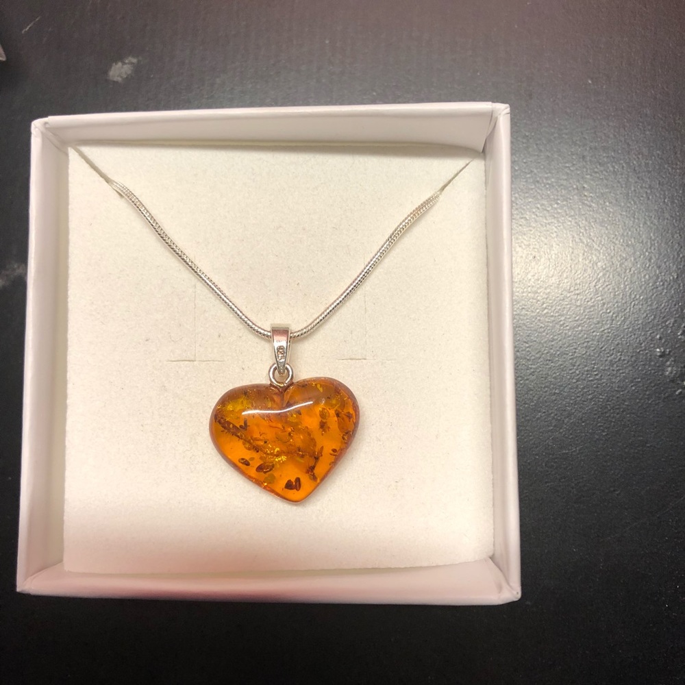 Brand New Never Used Amber Deals necklace.